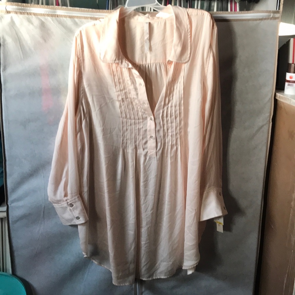 3 for $30-NWT Seven Melissa McCarthy Blush/Peach Tunic 3x